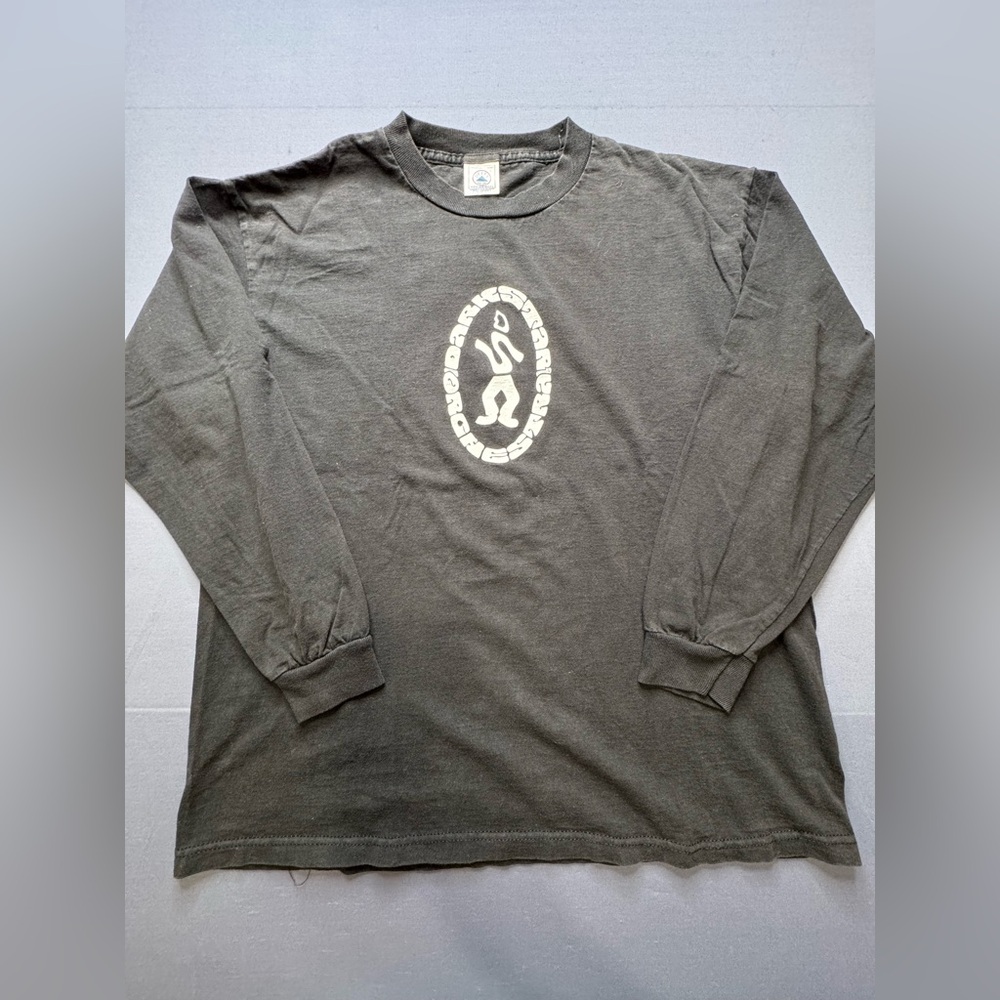 Vintage Y2K Dark Star Orchestra Black Long Sleeve Center Logo Shirt Large #1168 - Picture 1 of 6